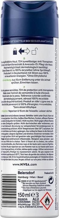 Actual product image Nivea Men Sensitive Protect (Spray, 150 ml)