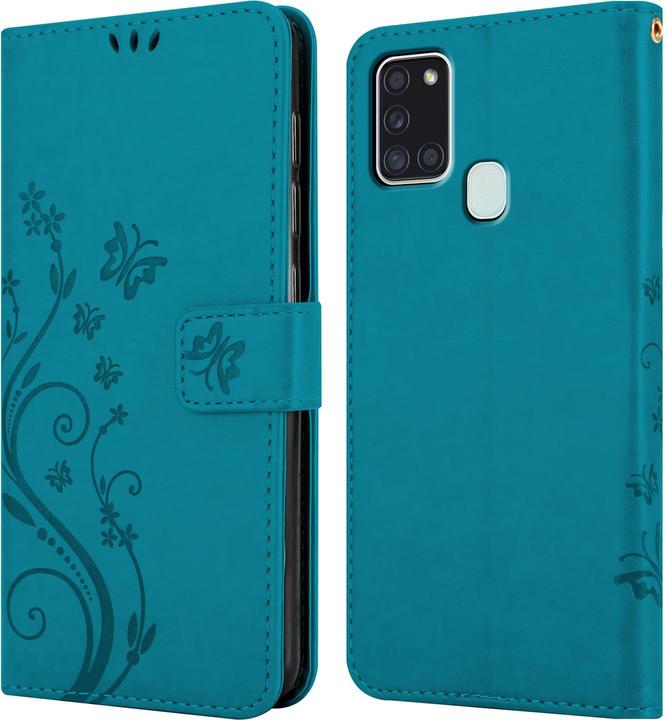 Image du produit Cadorabo Couverture du livre de fleurs (Samsung Galaxy A21s)