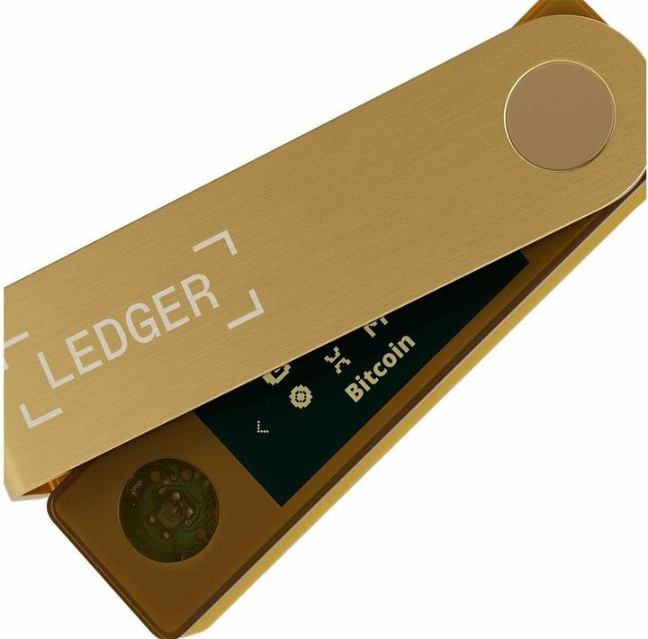Produktbild Ledger Nano X - Gold (Bitcoin, Ethereum Classic, Litecoin, Dogecoin, Dash, Weitere)