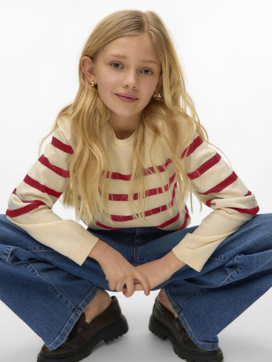 Actual product image Vero Moda Vmsaba Plain Ls O-Nk Pullov Ga Girl Noos (134)