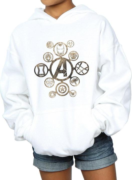 Immagine prodotto Avengers Infinity War Icons Felpa con Cappuccio Ragazze (140, 146)