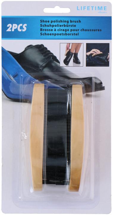 Immagine prodotto Lifetime Spazzola lustrascarpe 2pz ovale (2 x)