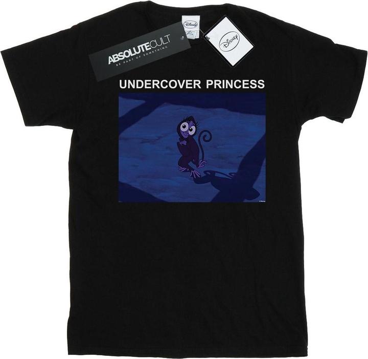Actual product image Disney Womens/Ladies Aladdin Undercover Princess Cotton Boyfriend T-Shirt (M)