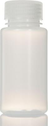 Produktbild Rs Pro HDPE Laborflasche 125ml, Ø 51mm Vorratsflasche Weithalsig 51 x 104mm