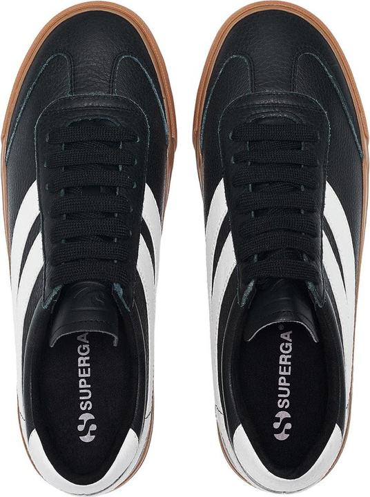 Actual product image Superga Unisex Adult 4834 Club S Swallow Contrast Detail Vegan Leather Trainers (35)