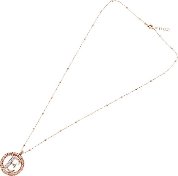 Produktbild Ottaviani Rose gold bronze necklace with silver glitter