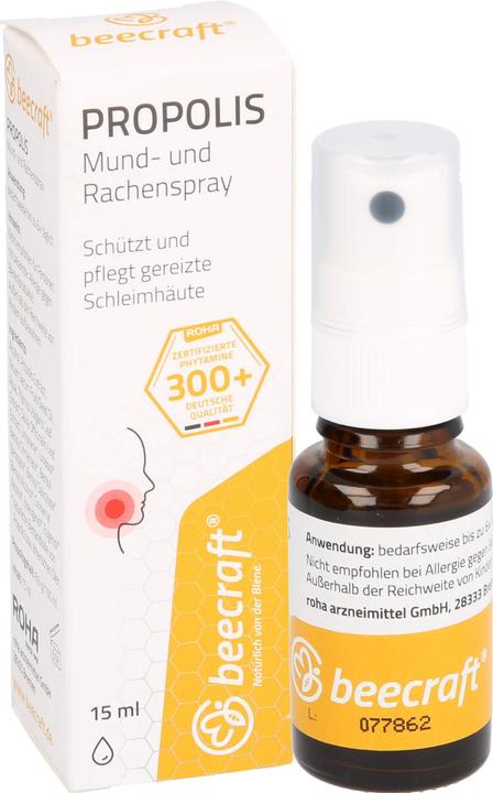 Produktbild Sanhelios beecraft Propolis Mund- und Rachenspray, 15 ml Lösung (15 ml)