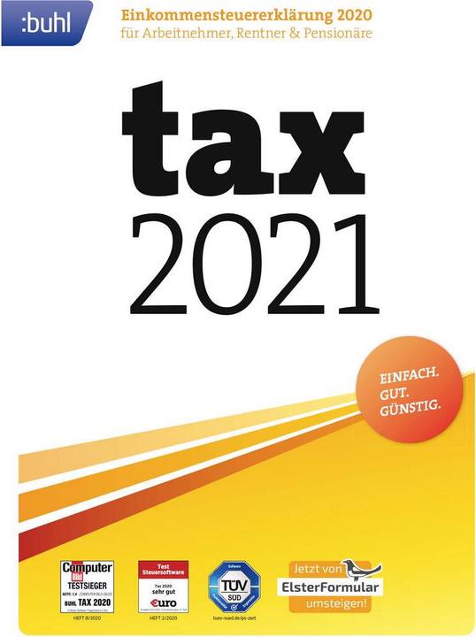 WISO Tax 2021 (1 User, 12 Monate)