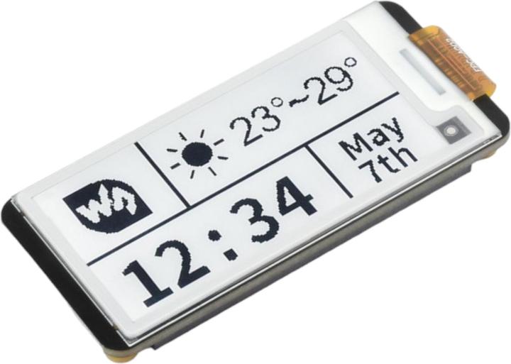 Produktbild WaveShare 2.13inch E-Ink Display HAT+ für Raspberry Pi