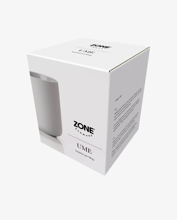 Immagine prodotto Zone Denmark Coppa spazzolino zona UME grigio chiaro (9,5 x 9,5 x 12 cm)