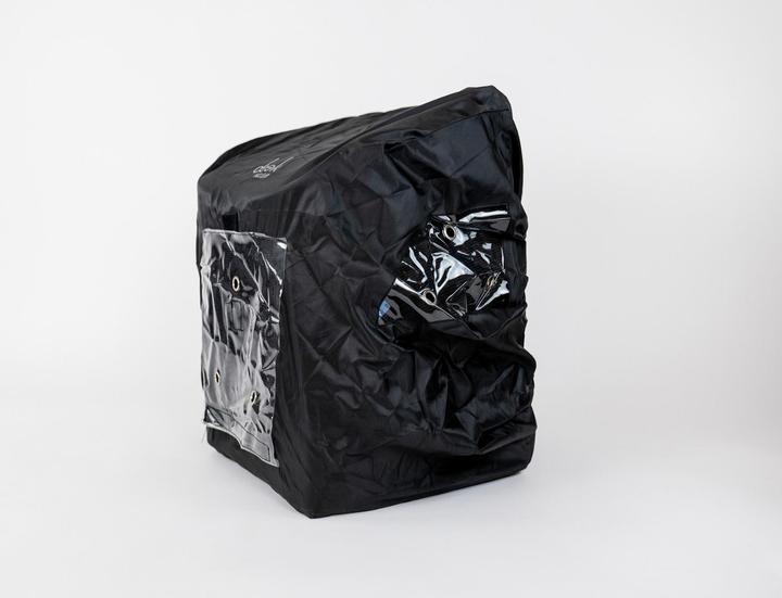 Image du produit Deek Pets Housse de pluie pour sac à dos pour chien, noir (Chien, Respirant)