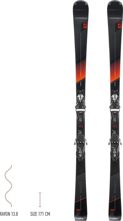 Actual product image Wedze BOOST 900 (176 cm, With binding)
