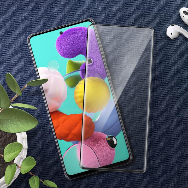 Actual product image Avizar bulletproof glass, glass protective film, protective glass (1 Piece, Samsung Galaxy A51)