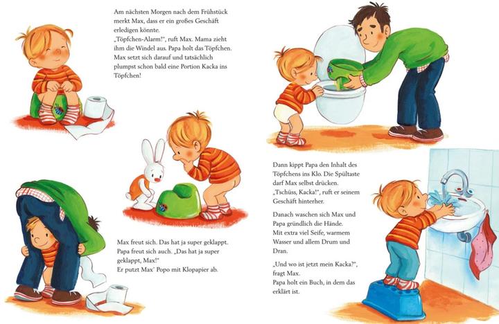 Produktbild Max-Bilderbücher: Max geht aufs Klo (Deutsch, Christian Tielmann, 2022)