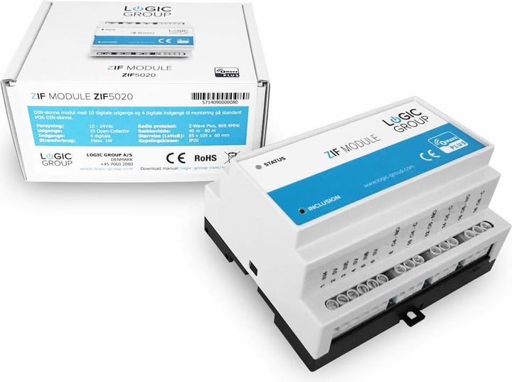 Produktbild Logic Group ZIF5020 Z-Wave DIN Module