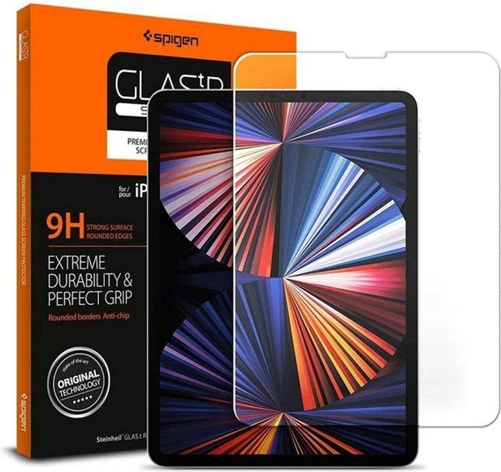 Actual product image Spigen Glass display protection film, 9H glass film (1 Piece, iPad Pro 12.9 2018 (3. Gen))