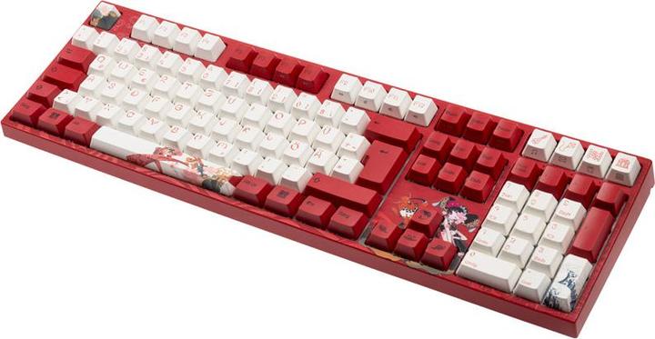 Actual product image Varmilo VEA109 Koi Gaming Keyboard, MX-Brown, white LED (DE, Cable)