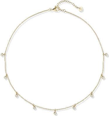Liu Jo Timeless Gold-Plated Necklace With Crystals Lj2840