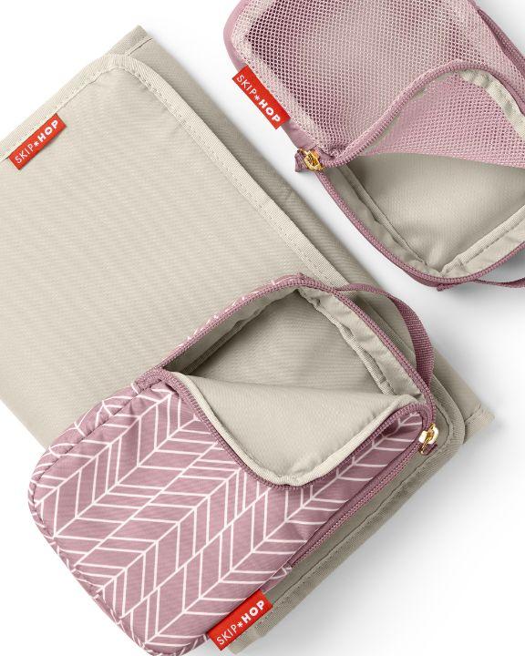 Actual product image Skiphop Forma Changing Backpack mauve mist