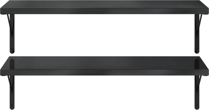 Produktbild VidaXL Wandregale 2 Stk. 100 x 40 cm Edel (100 x 40 x 3 cm)
