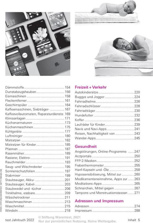 Produktbild test Jahrbuch 2022 (Deutsch)