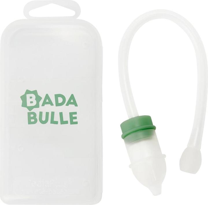 Produktbild Badabulle Nasensauger mit Mundstück Olivgrün/Weiss