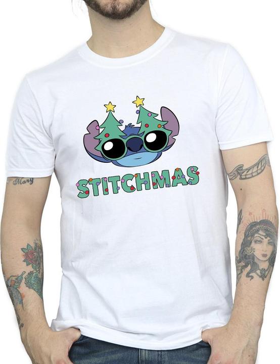 Produktbild Disney Lilo & Stitch Stitchmas Glasses TShirt (4XL)