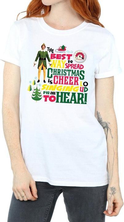 Immagine prodotto Elf Christmas Cheer Maglietta Ampia Donna (L)