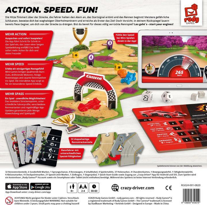 Image du produit Gamelab Crazy Driver by Carrera (Allemand)