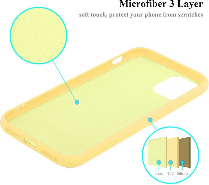 Immagine prodotto Cadorabo Copertura della cassa del silicone liquido TPU (Apple iPhone 11)