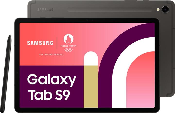Image du produit Samsung Galaxy Tab S9 WiFi (WLAN uniquement, 11", 256 Go, Gris graphite)
