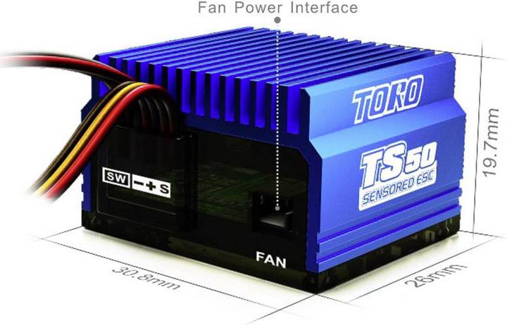 Produktbild SkyRC Automodell Brushless Fahrtregler Toro TS50