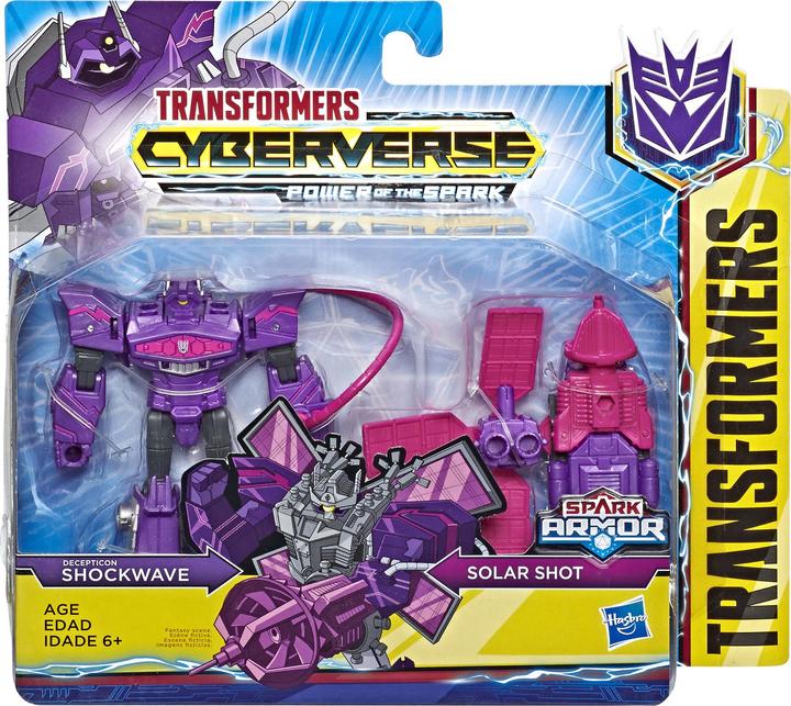 Actual product image Hasbro Spark Armor Decepticon Shockwave