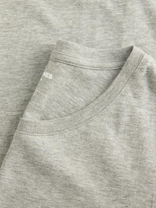 Actual product image Jack & Jones Jjeorganic Melange Tee Ss O-Neck Noos (L)