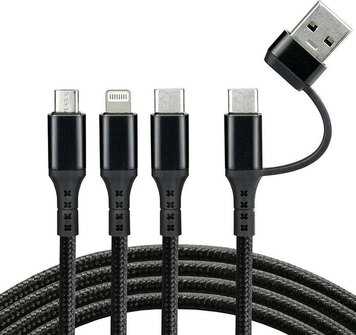 Everactive 5 in 1 charging cable (1.20 m, USB 2.0)