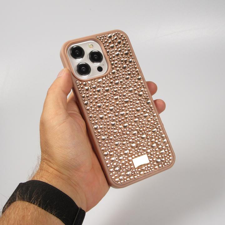 Actual product image PhoneLook Coque diamond strass The Bling World rose (Apple iPhone 15 Pro)