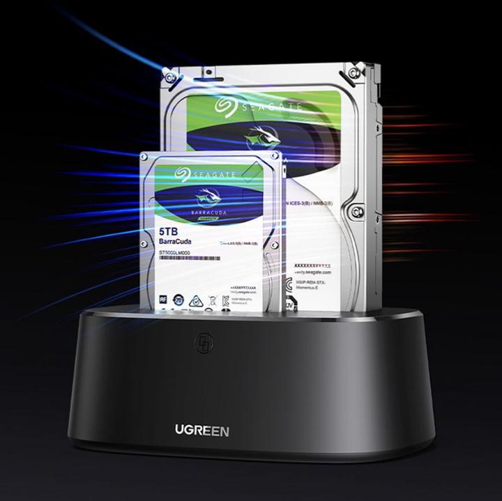 Image du produit Ugreen Station d'accueil SATA Hard Drive pour disque dur SSD 2,5" et 3,5