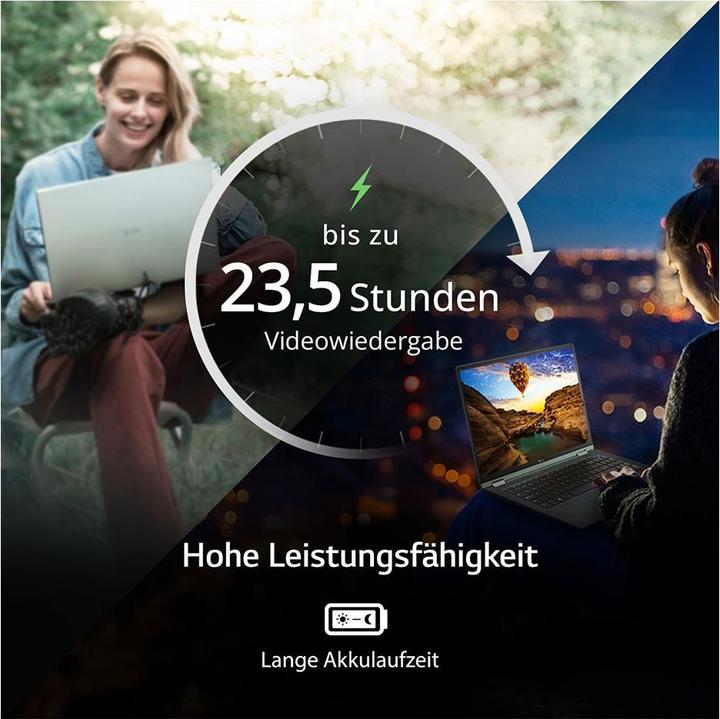 Actual product image LG Gram 14 (14", Intel Core i5-1240P, 16 GB, 512 GB, DE)