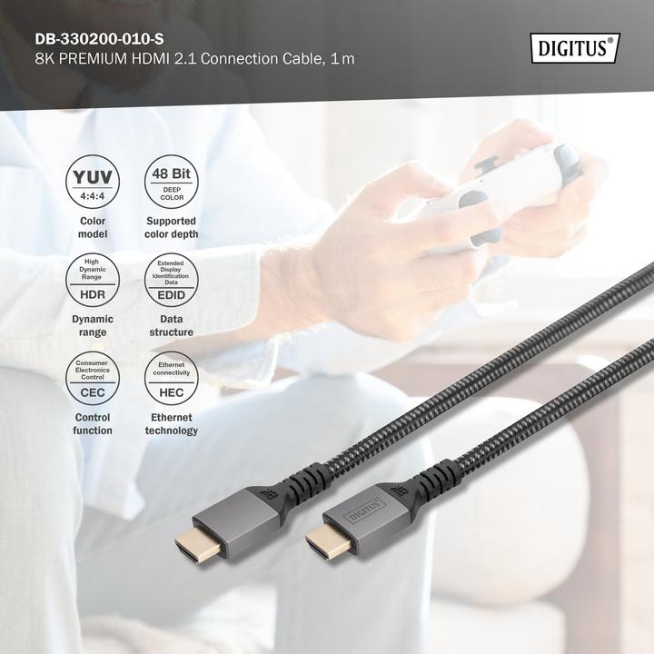Immagine prodotto Digitus HDMI (Tipo A) - HDMI (Tipo A) (1 m, HDMI)