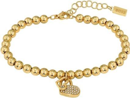 Image du produit Hugo Boss Charmant bracelet plaqué or avec cristaux Beads 1580287