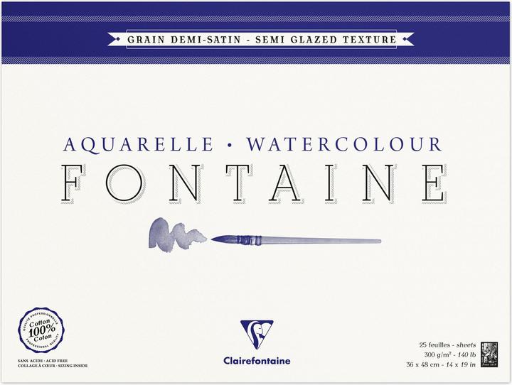 Actual product image Clairefontaine Moist techniques (300 g/m², 16 x)