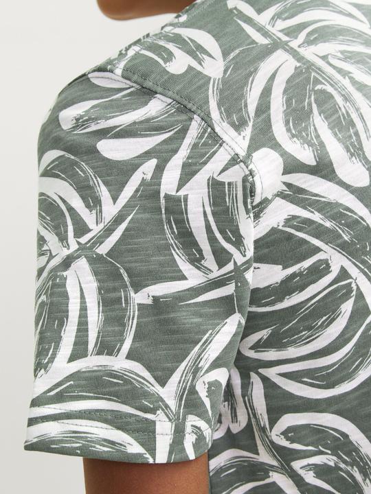 Actual product image Jack & Jones Jorlafayette Aop Tee Ss Crew Neck Mni (122)