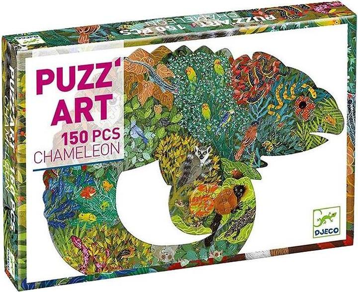 Immagine prodotto Djeco Puzz Art Camaleonte (150 pezzi)