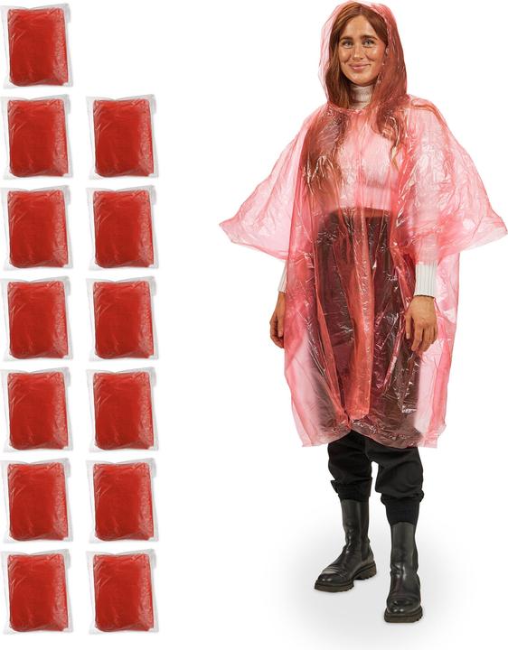 Immagine prodotto Relaxdays 13x poncho per la pioggia (13)