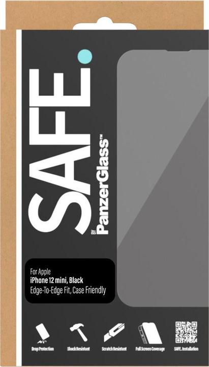 Immagine prodotto Safe. Proteggi schermo Case Friendly (1 Pezzo/i, Apple iPhone 12 mini)