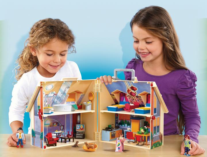 Produktbild Playmobil Mitnehm-Puppenhaus (5167, Playmobil Dollhouse)