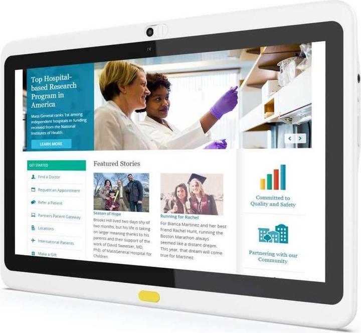 Image du produit Allnet Medical PoE Tablet 15 pouces avec RK3568 Android 11 4GB/16GB (WLAN uniquement, 15", 16 Go, Blanc)