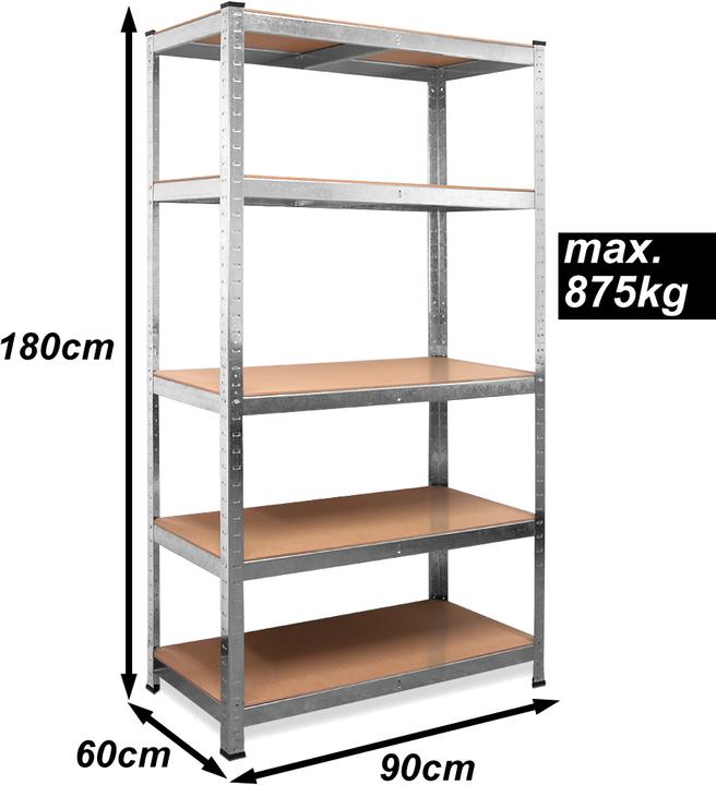 Actual product image Monzana Heavy duty shelving