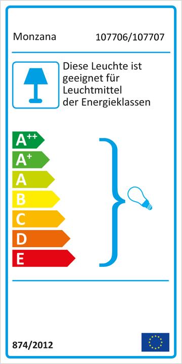 Energie-Label Monzana Beata (E14, E27)