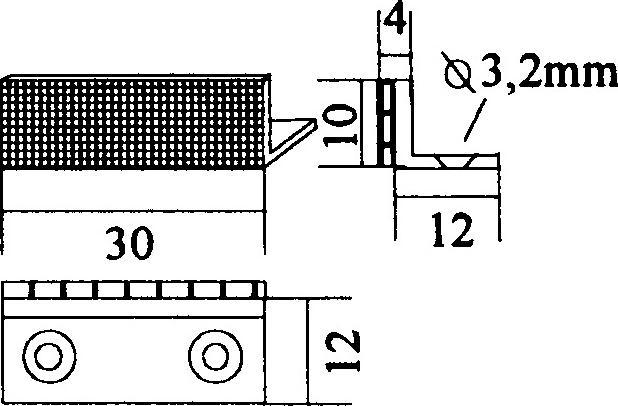 Actual product image Werkstarck Bumpers for glass doors (Profile cylinder)